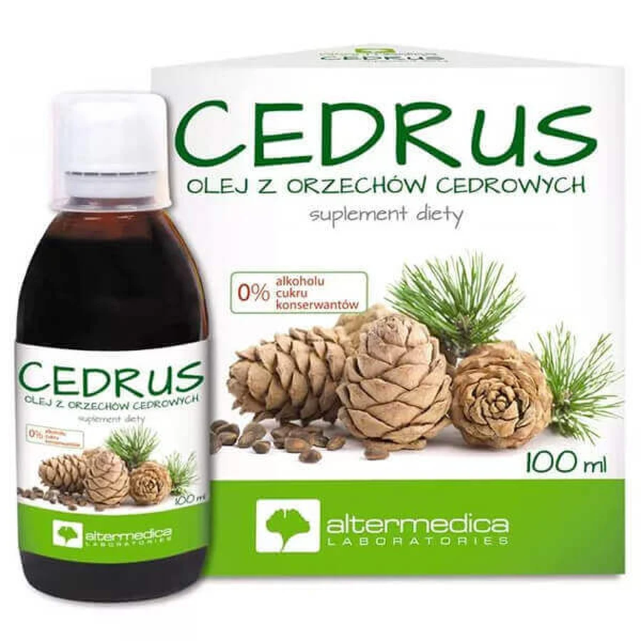 Alter Medica Cedrus, масло кедрового ореха, 100 мл: цены и характеристики
