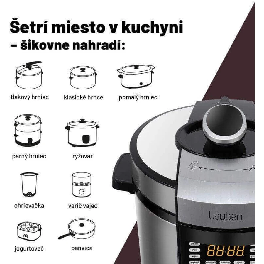 Багатофункціональна скороварка Lauben Multi Cooker 18SB Czech Edition: ціни та характеристики