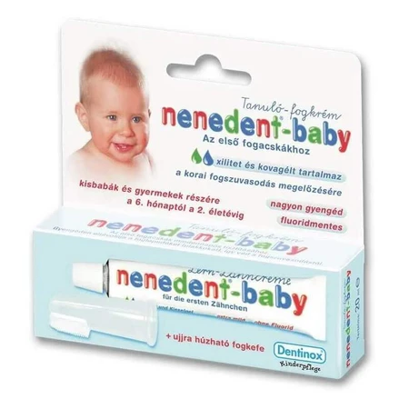 Nenedent Baby Детская зубная паста без фтора Nenedent Baby, 20 мл, Dentinox Berlin: цены и характеристики