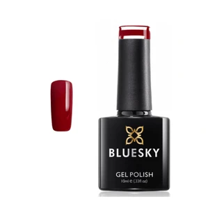 Напівстійкий УФ-лак для нігтів Bluesky UV Maroon 15 мл