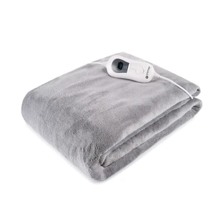 Oromed Oro-Blanket, электрическое одеяло, согревающее, флис, серый