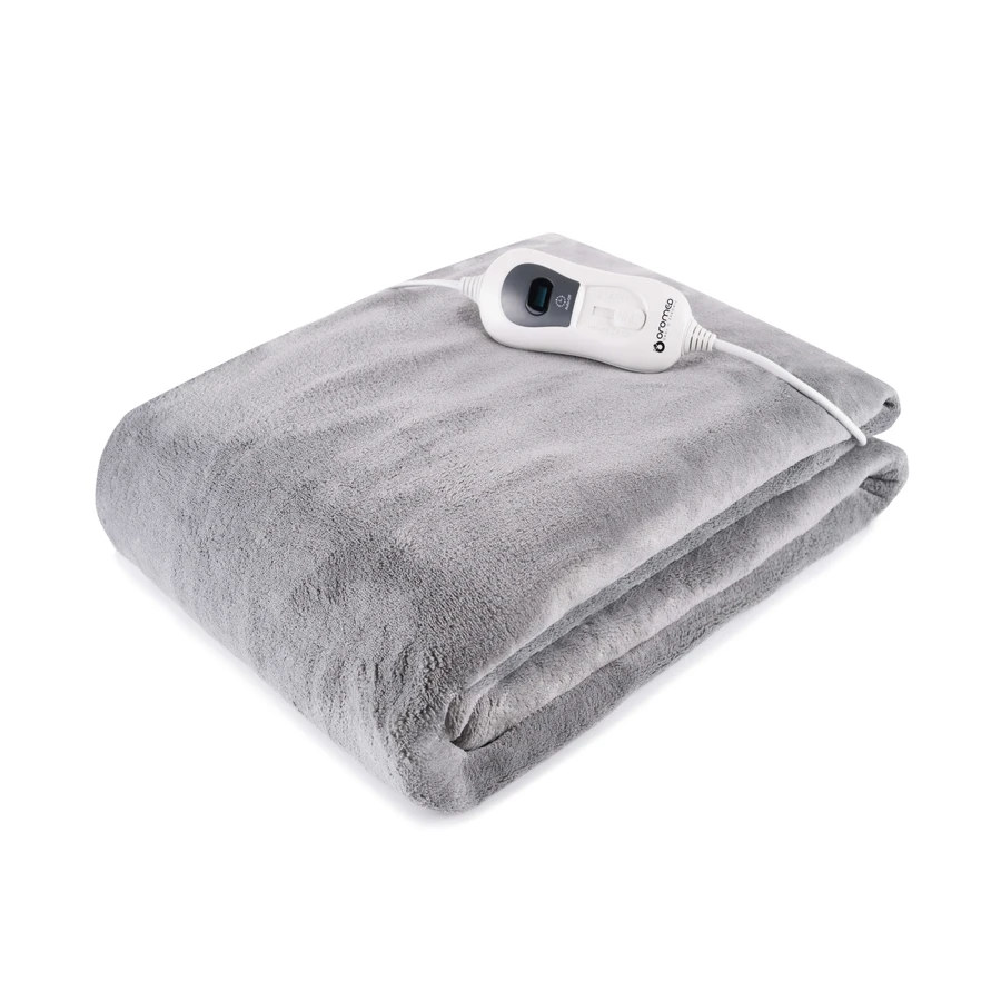 Oromed Oro-Blanket, электрическое одеяло, согревающее, флис, серый: цены и характеристики