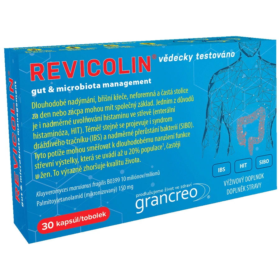 Ревіколін Pharco Revicolin Kluyveromyces Marxianus Fragilis B039, 30 капсул: ціни та характеристики