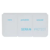 SEMA Protect, касета для щоденного прийому ліків, 3-камерна
