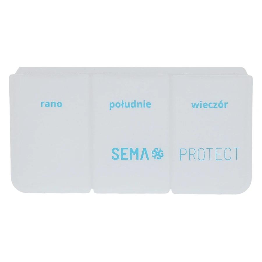 SEMA Protect, касета для щоденного прийому ліків, 3-камерна: ціни та характеристики