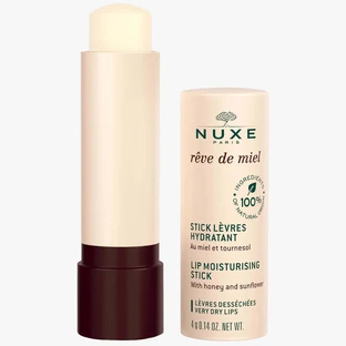 Nuxe Reve de Miel, увлажняющая помада для сухих и потрескавшихся губ, 4 г