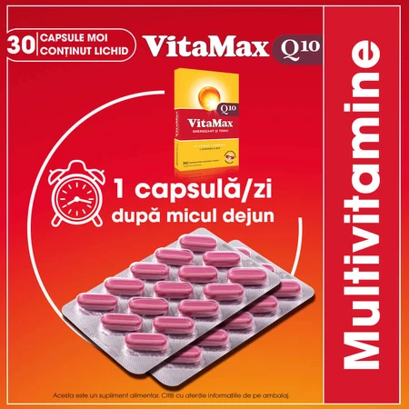 Vitamax Q10 pack Perrigo, 30 + 30 капсул: ціни та характеристики