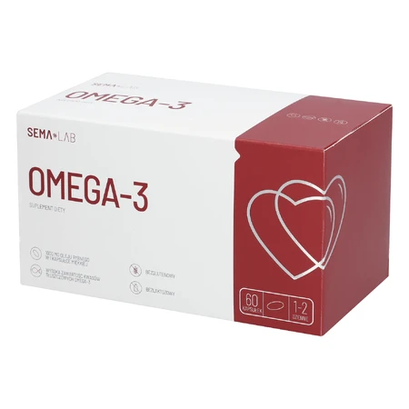 SEMA Lab Омега-3, 60 капсул: ціни та характеристики