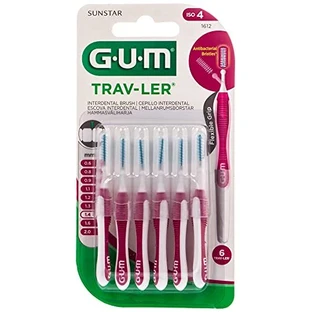 Межзубные щетки Trav-Ler 1,4 мм, 6 отверстий, Sunstar Gum