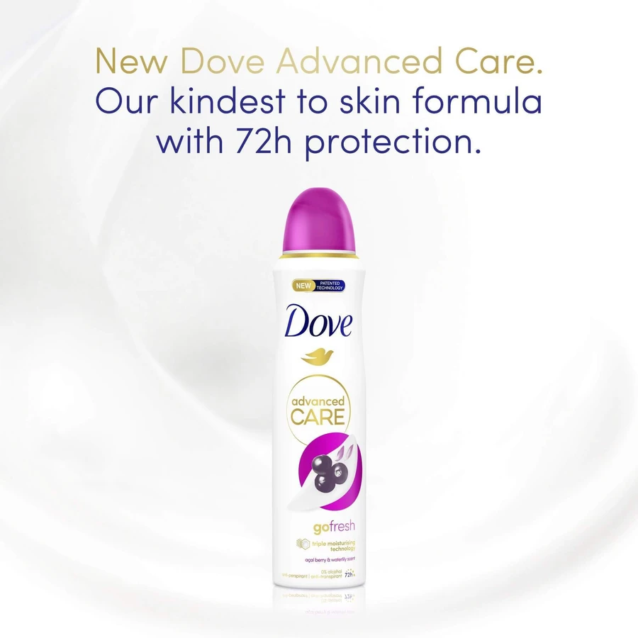 Dove Advanced care go fresh Acai антиперспирант-спрей 150 мл: цены и характеристики