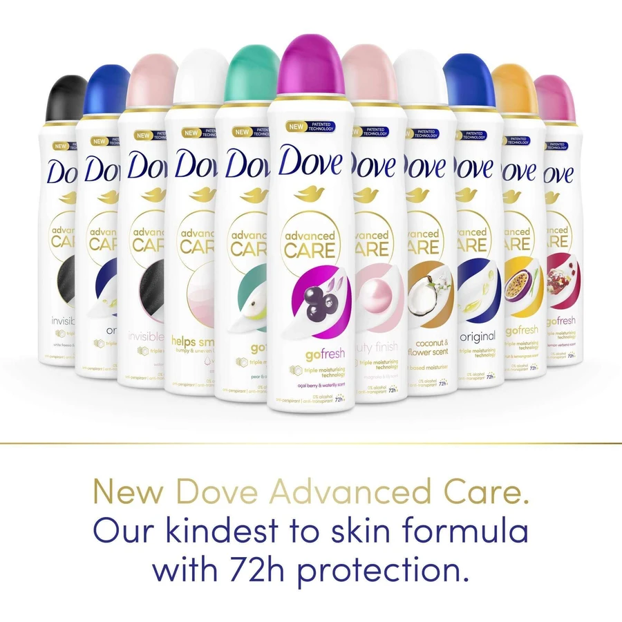 Dove Advanced care go fresh Acai антиперспирант-спрей 150 мл: цены и характеристики