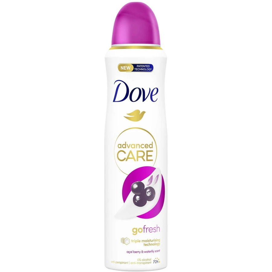 Dove Advanced care go fresh Acai антиперспирант-спрей 150 мл: цены и характеристики