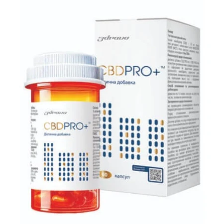Канабидиол CBD PRO+ (СБД ПРО+) 25 мг, 60 капсул: цены и характеристики