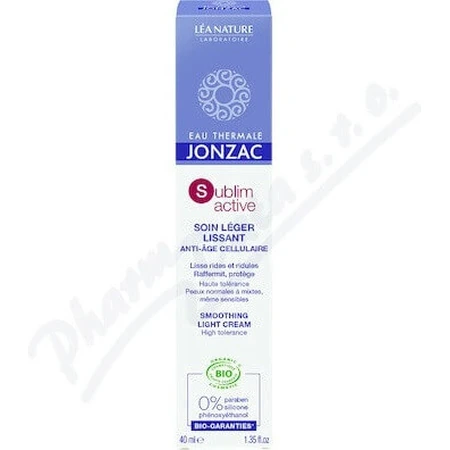 JONZAC Sublimactive Organic антивозрастной крем против морщин 1×40 мл, разглаживающий крем: цены и характеристики