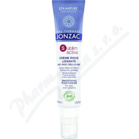 JONZAC Sublimactive Organic антивозрастной крем против морщин 1×40 мл, разглаживающий крем: цены и характеристики