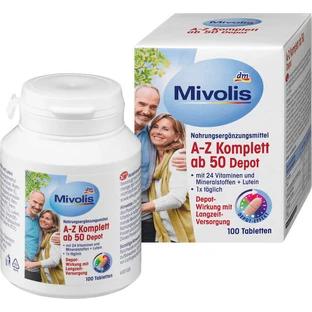 Комплекс A-Z Mivolis Vitamine AZ Complete Depo, 50+, 100 таблеток