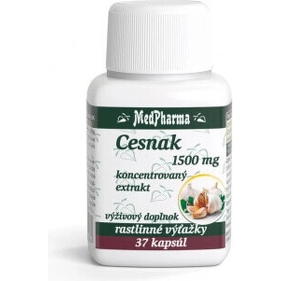 MedPharma ЦЕСНАК 1500 мг 1×37 капсул, дієтична добавка: ціни та характеристики