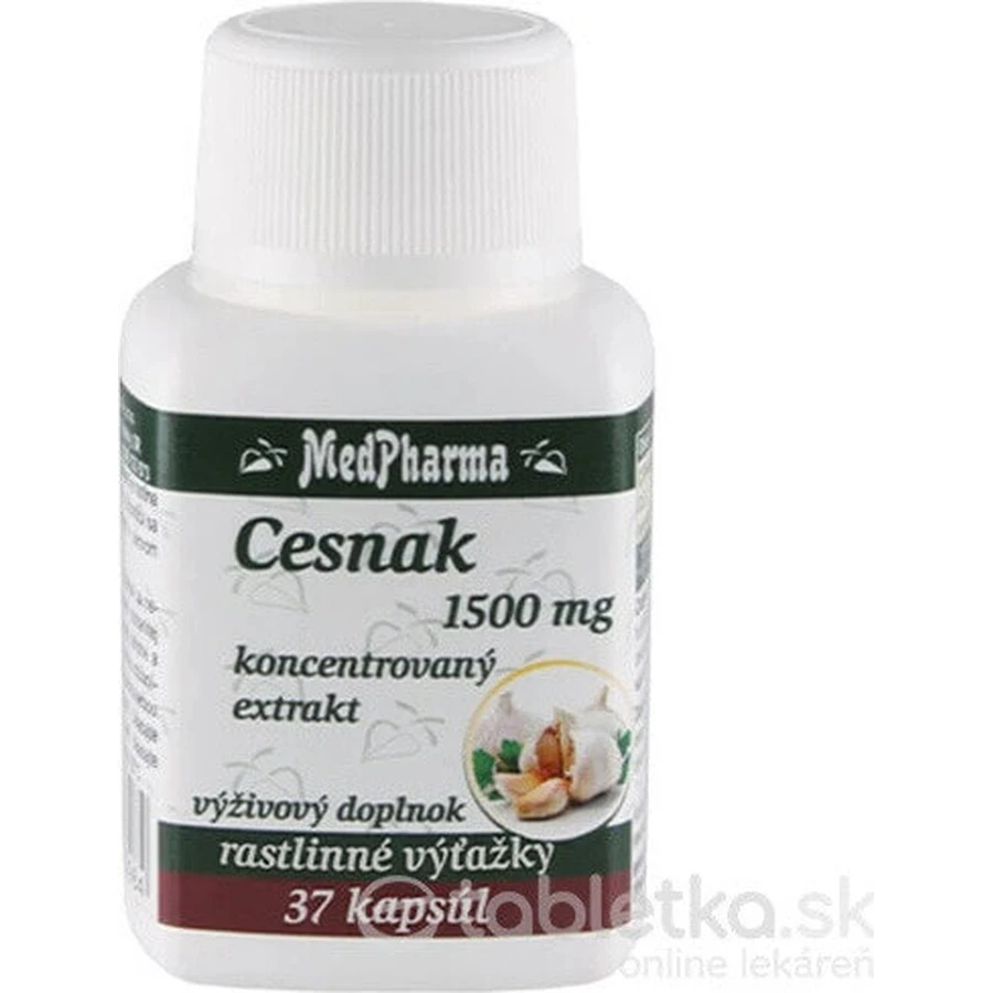MedPharma ЦЕСНАК 1500 мг 1×37 капсул, дієтична добавка: ціни та характеристики