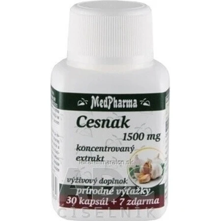 MedPharma ЦЕСНАК 1500 мг 1×37 капсул, дієтична добавка: ціни та характеристики