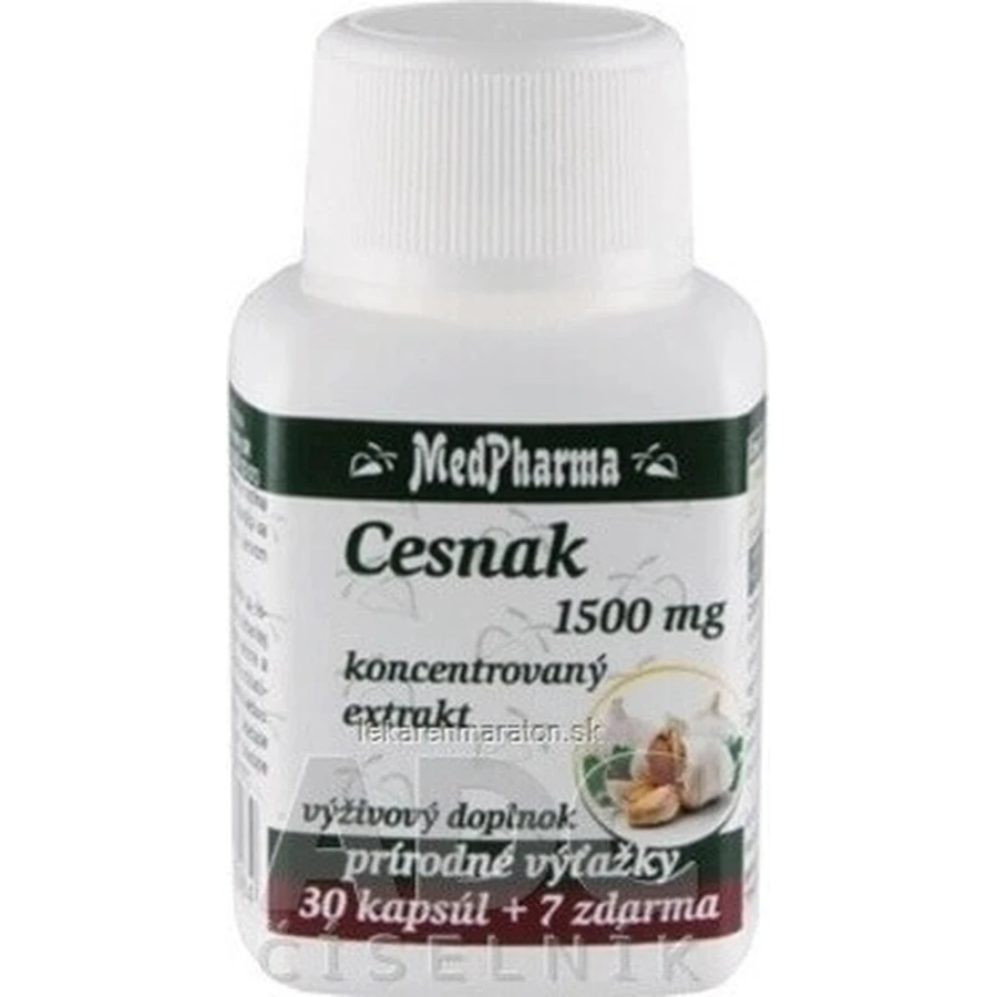 MedPharma ЦЕСНАК 1500 мг 1×37 капсул, дієтична добавка: ціни та характеристики