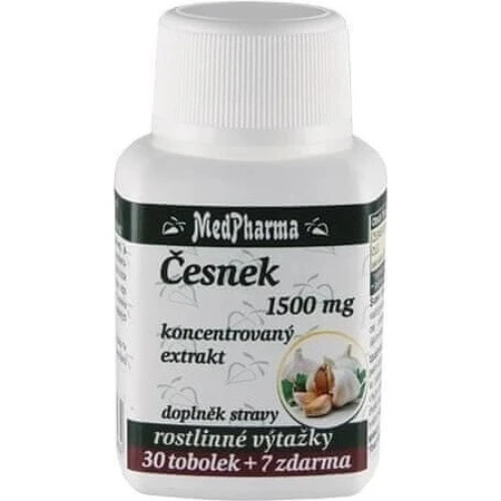 MedPharma ЦЕСНАК 1500 мг 1×37 капсул, дієтична добавка: ціни та характеристики