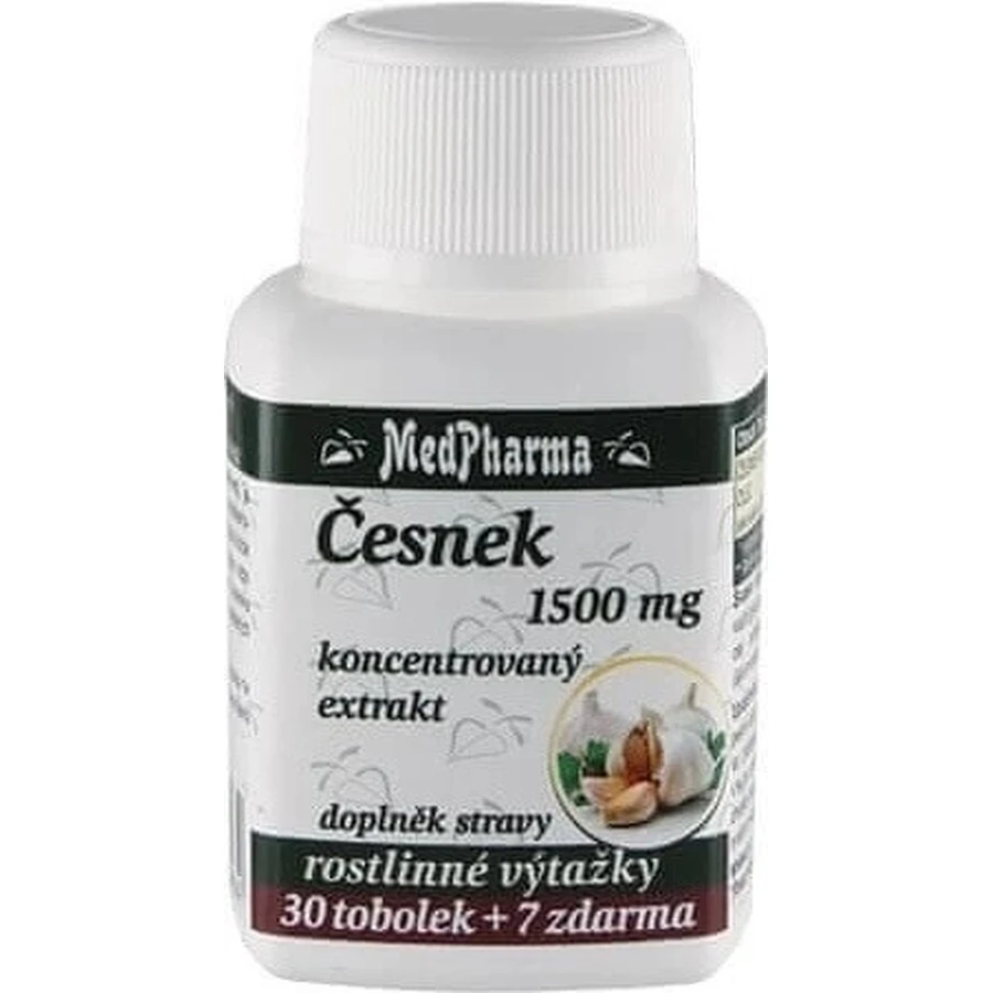 MedPharma ЦЕСНАК 1500 мг 1×37 капсул, дієтична добавка: ціни та характеристики