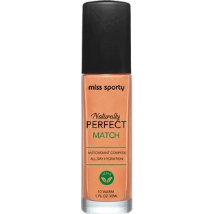 Тональний крем Miss Sporty Naturally Perfect Match Тональний крем 10 Теплий, 1 шт