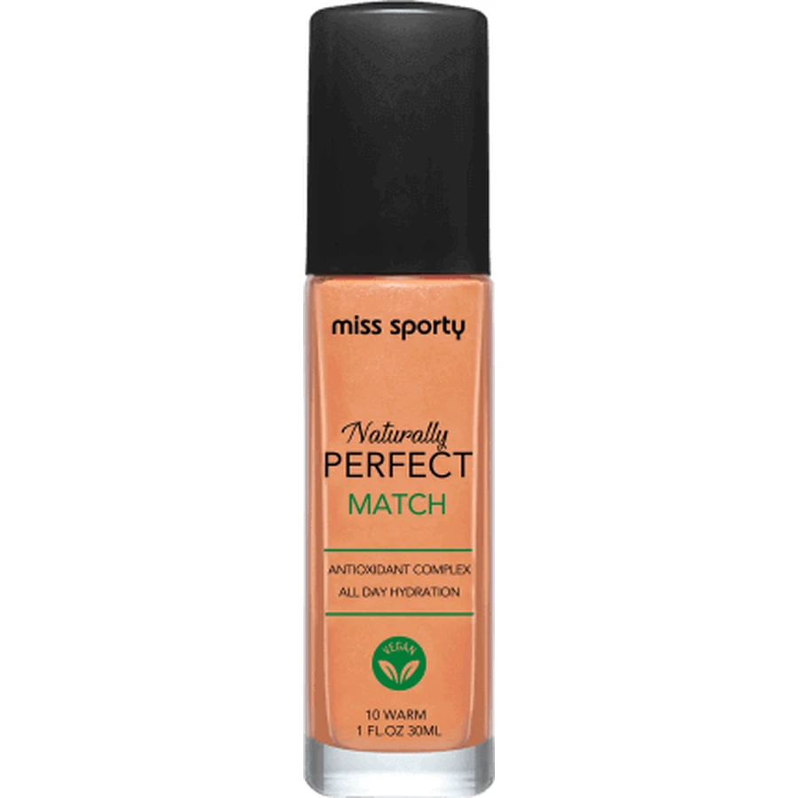 Тональний крем Miss Sporty Naturally Perfect Match Тональний крем 10 Теплий, 1 шт: ціни та характеристики