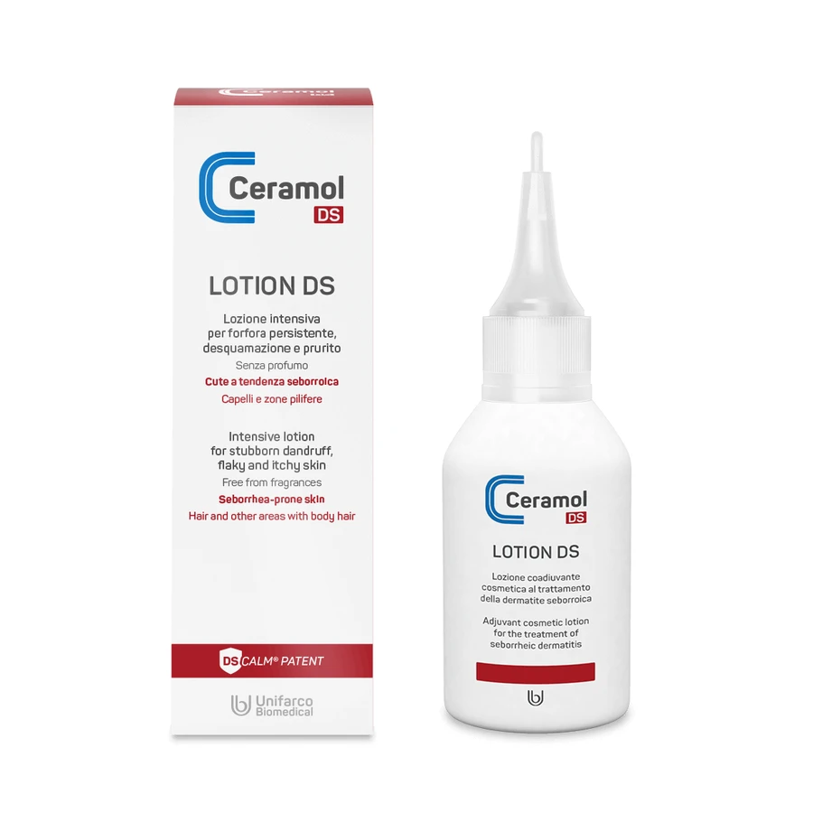 Лосьон для волос Ceramol DS, лечебный, при себорейном дерматите, 50 мл: цены и характеристики
