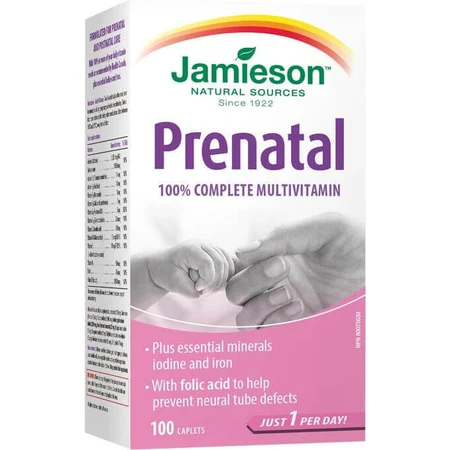 JAMIESON PRENATAL MULTIVITAMIN 1×100 tbl, мультивитамин: цены и характеристики