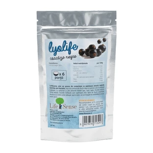 Lyolife Lyolife сублімована чорна смородина, 30 г, Lifesense