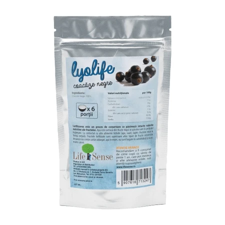 Lyolife Lyolife сублімована чорна смородина, 30 г, Lifesense: ціни та характеристики