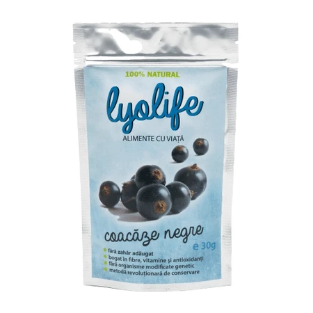 Lyolife Lyolife сублімована чорна смородина, 30 г, Lifesense: ціни та характеристики