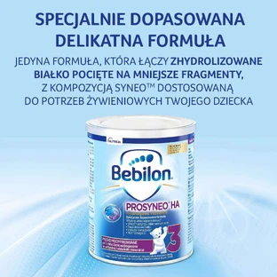 Bebilon Prosyneo HA Hydrolyzed Advance 3, модифіковане молоко, після 1 року, 400 г УПАКОВКА ДЕФЕКТУЄТЬСЯ