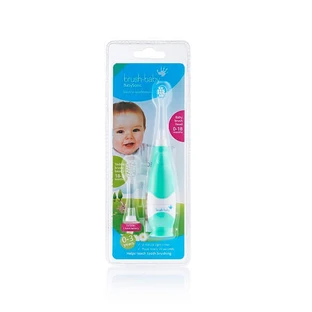 Електрична зубна щітка Brush Baby Babysonic бірюзова, 0-3 роки 