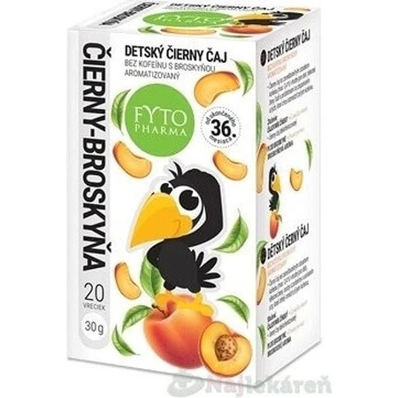 FYTO CHILDREN'S BLACK TEA BROSKINS без кофеїну 20×1,5 г, дитячий чорний чай: ціни та характеристики