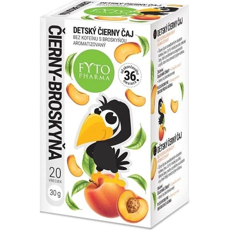 FYTO CHILDREN'S BLACK TEA BROSKINS без кофеїну 20×1,5 г, дитячий чорний чай: ціни та характеристики