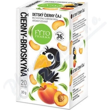 FYTO CHILDREN'S BLACK TEA BROSKINS без кофеїну 20×1,5 г, дитячий чорний чай: ціни та характеристики