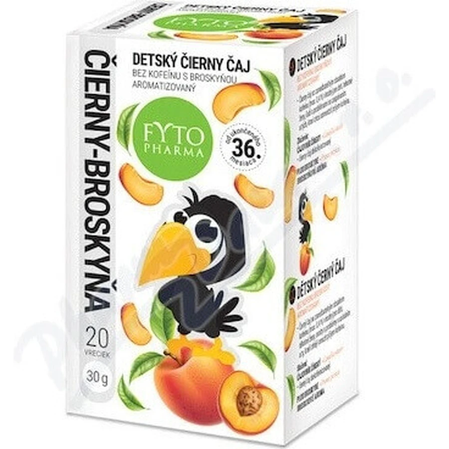 FYTO CHILDREN'S BLACK TEA BROSKINS без кофеїну 20×1,5 г, дитячий чорний чай: ціни та характеристики