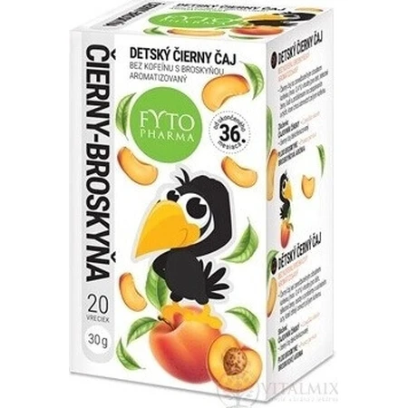 FYTO CHILDREN'S BLACK TEA BROSKINS без кофеїну 20×1,5 г, дитячий чорний чай: ціни та характеристики