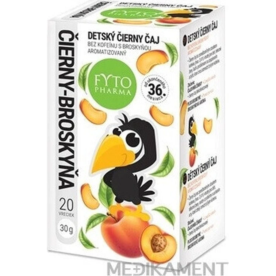 FYTO CHILDREN'S BLACK TEA BROSKINS без кофеїну 20×1,5 г, дитячий чорний чай: ціни та характеристики