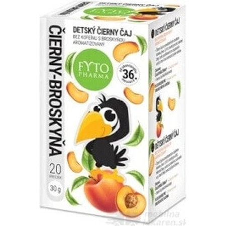 FYTO CHILDREN'S BLACK TEA BROSKINS без кофеїну 20×1,5 г, дитячий чорний чай: ціни та характеристики