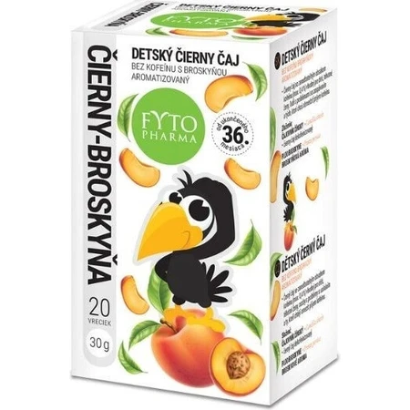 FYTO CHILDREN'S BLACK TEA BROSKINS без кофеїну 20×1,5 г, дитячий чорний чай: ціни та характеристики