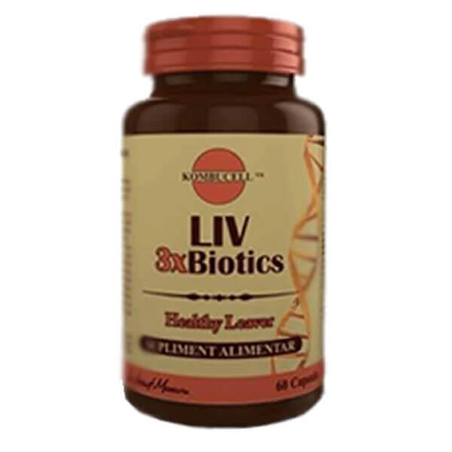 LIV 3xBiotics, 60 капсул, Pro Natura: ціни та характеристики