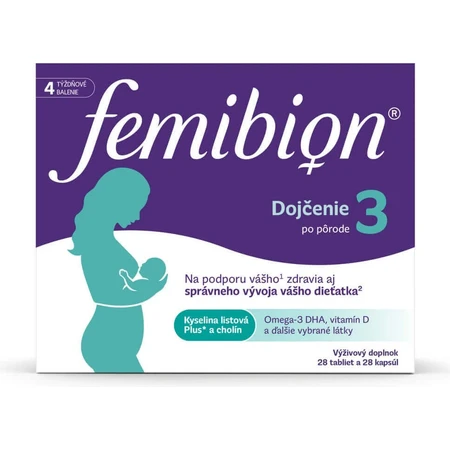 Фемибион 3 Лактация, 28 таб + 28 капс: цены и характеристики
