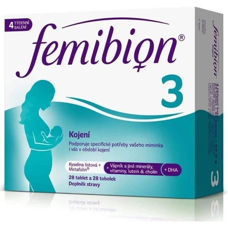 Фемибион 3 Лактация, 28 таб + 28 капс: цены и характеристики