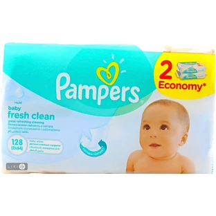 Дитячі серветки pampers baby fresh, змінний блок №128
