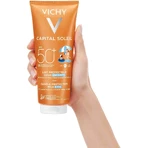 Дитячий захисний лосьйон Vichy Capital Soleil SPF 50 для обличчя та тіла 300 мл: ціни та характеристики