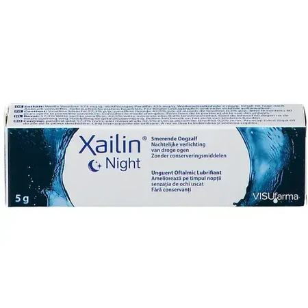 Офтальмологическая мазь Visufarma Xailin Night, ночная, увлажняющая, 5 г: цены и характеристики