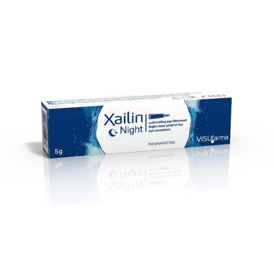 Офтальмологическая мазь Visufarma Xailin Night, ночная, увлажняющая, 5 г: цены и характеристики